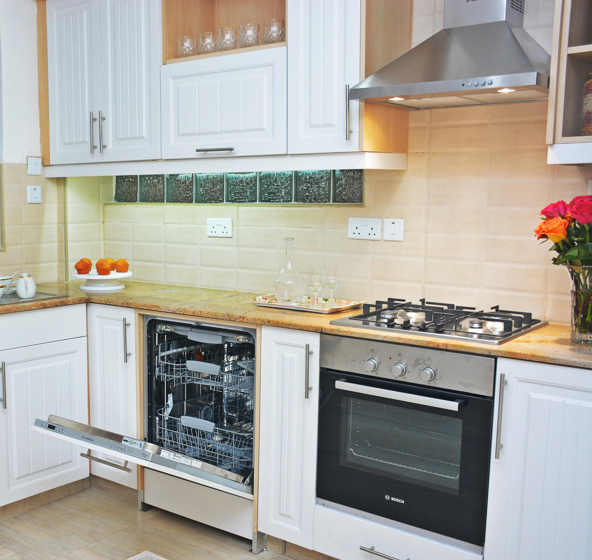 Built in appliances - hob, hood, vent and dishwasherUntitled